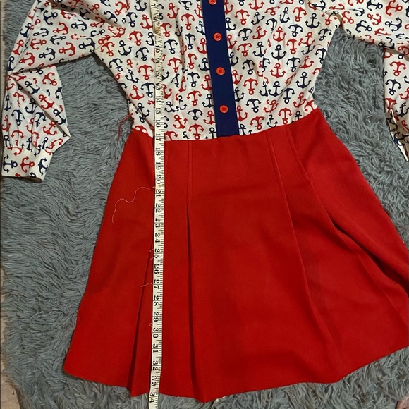 HOST PICK 🌟 Vintage one of a kind handmade anchor dress - Picture 8 of 12